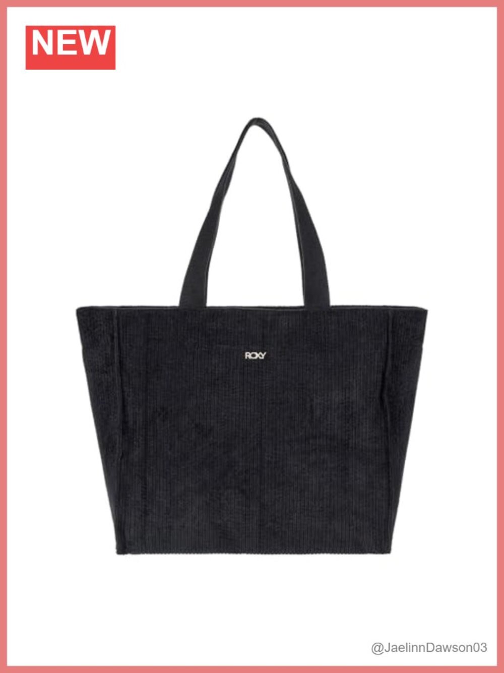 Corduroy Tote Bag Lightweight Large Shoulder Travel Daily Carry